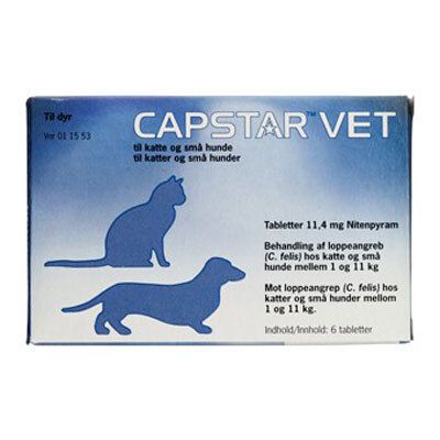 Capstar vet sale