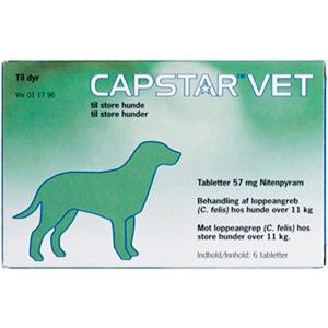 Køb Capstar Vet hund 11-57 kg, 57 mg- 6 billigt hos Med24.dk