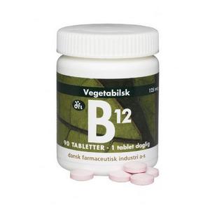 Køb B12-vitamin, 125 Mcg - 90 Tabl. Billigt Hos Med24.dk