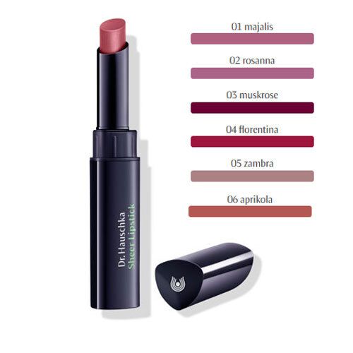 dr hauschka sheer lipstick swatches