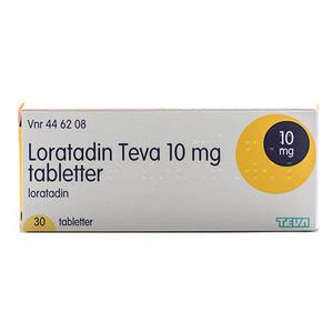 Bestil Loratadin Teva 10 mg – 30 tabletter kr.