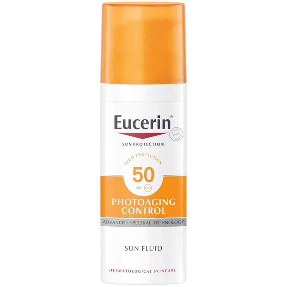 Eucerin Sun Fluid Anti-Age SPF50 - 50 ml - Køb hos Med24.dk