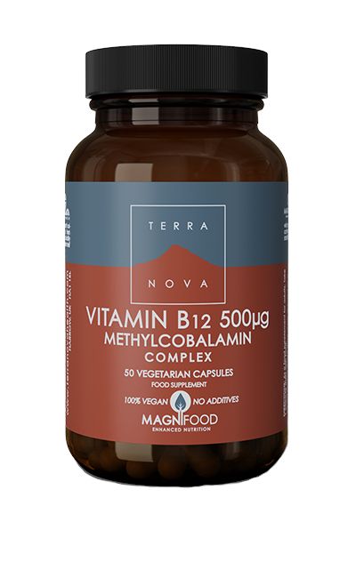 TERRANOVA Vitamin B12 - 500 µg - 50 Kaps - Med24.dk