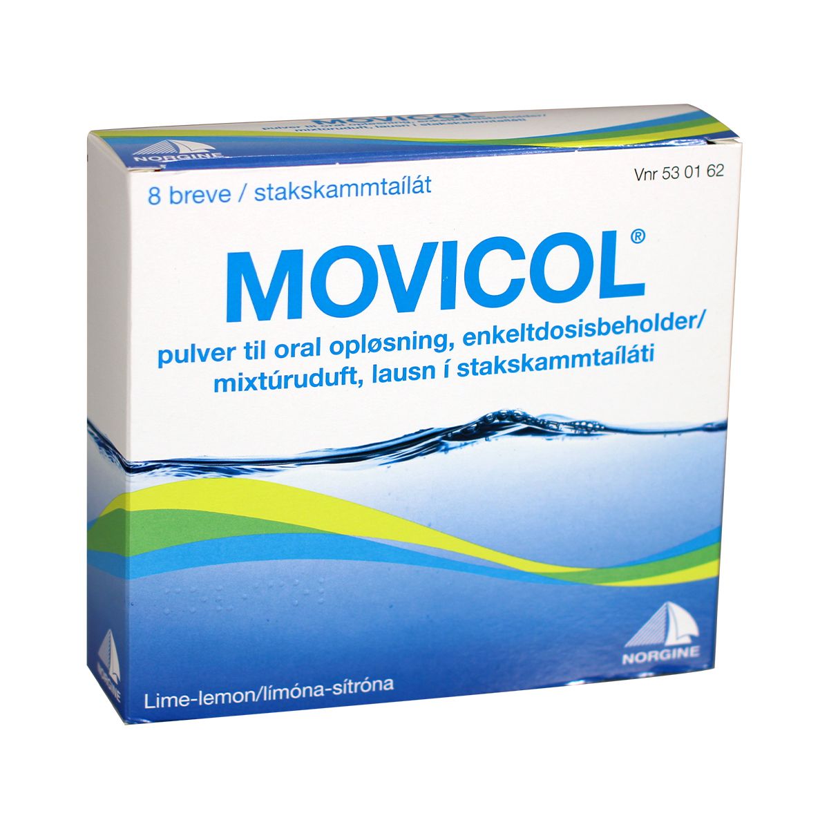 Movicol pulver - 8 breve - Med24.dk