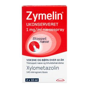 Zymelin ukonserveret næsespray 1 mg/ml 2 ml. - Med24.dk