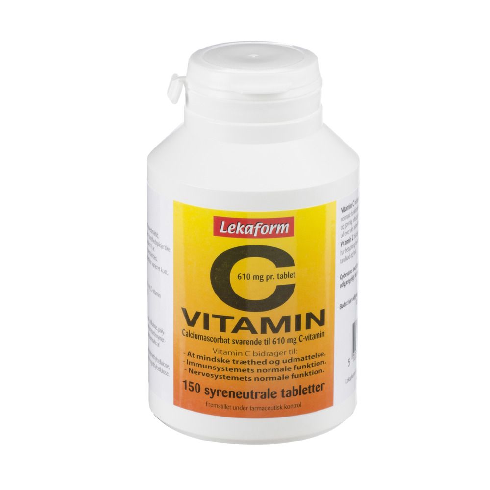 Køb Lekaform C Vitamin 150 Tabl Billigt Hos Med24dk 3840