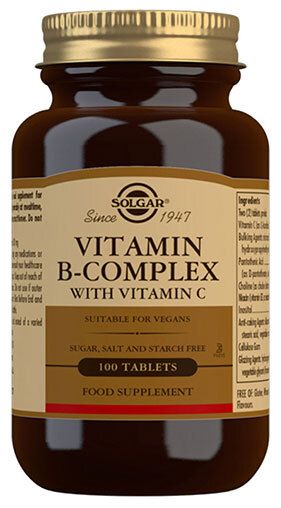 Køb Solgar Vitamin B-Complex + C - 100 Tab Hos Med24.dk