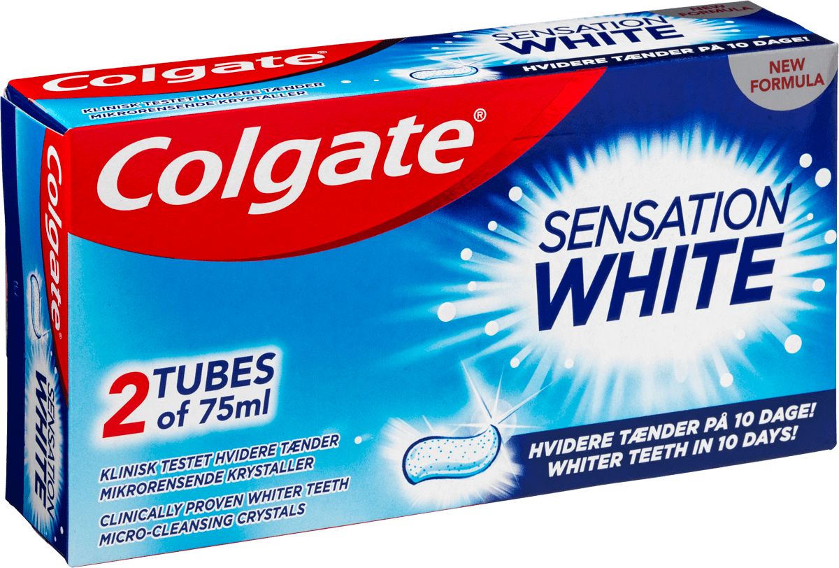 Colgate Sensation White Tandpasta billigt hos Med24.dk