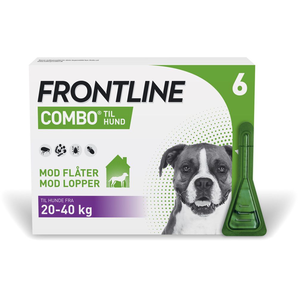 Køb Frontline Combo til hund 1020 kg billigt hos Med24.dk