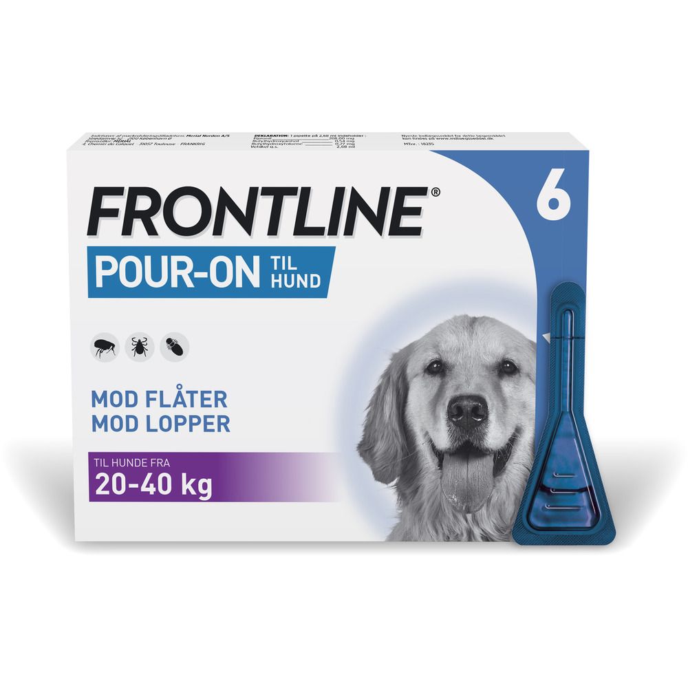 Frontline pouron Vet hund, 2040 kg Med24.dk