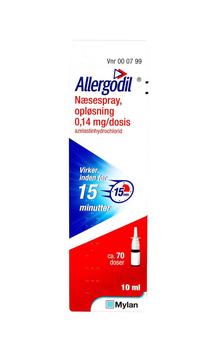 Allergodil Næsespray mg - 70 doser Med24.dk