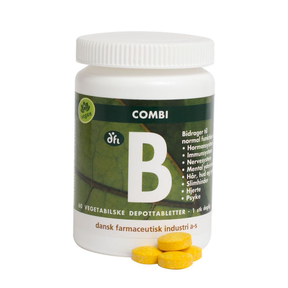 Køb Combi B-vitamin Depottablet - 60 Tabl. Billigt Hos Med24.dk