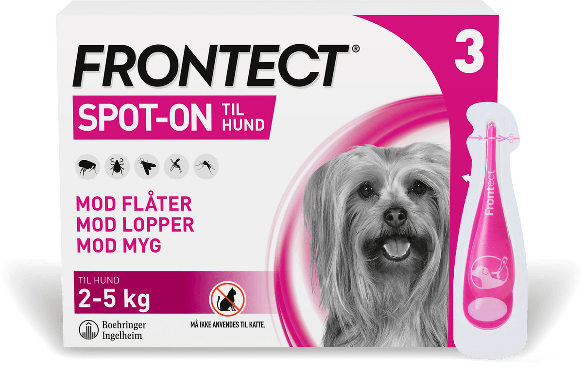 Køb Frontect Spot On til hunde, 2-5 kg - 3 hos