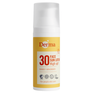 Derma Ansigtssolcreme SPF30 50 billigt Med24.dk