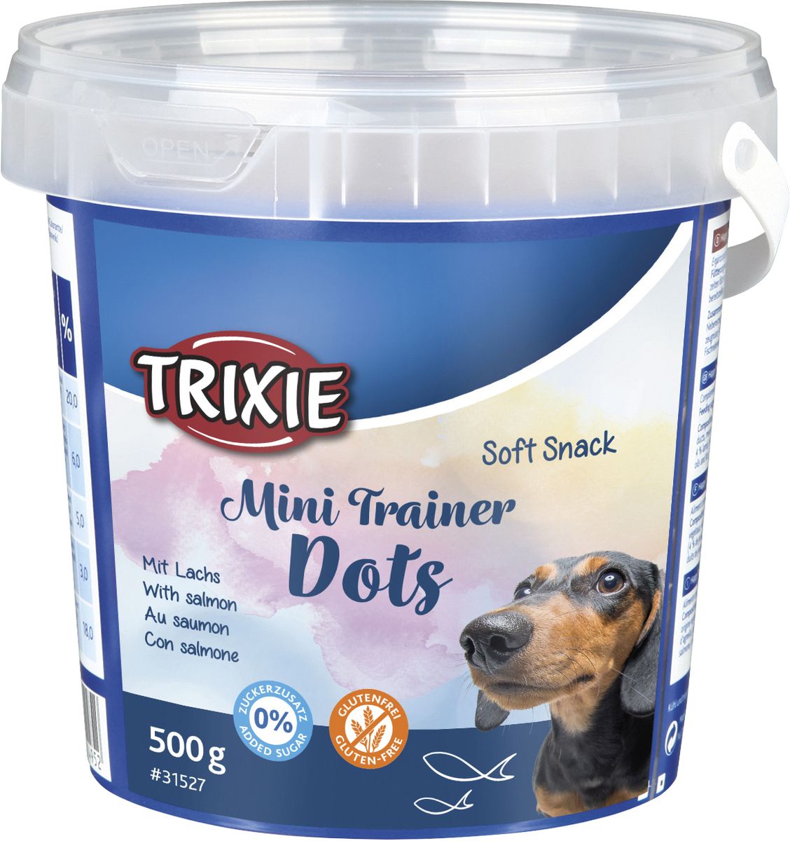 Køb Trixie Hundegodbidder I Spand, Mini Trainer Dots M. Laks Hos Med24.dk