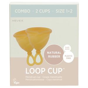 Køb Hevea Loop Cup combo str. 1+2 billigt hos