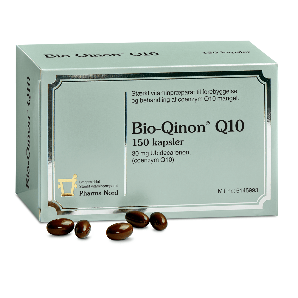 Køb Bio Qinon Q10 30 Mg 150 Kaps Billigt Hos Med24 Dk