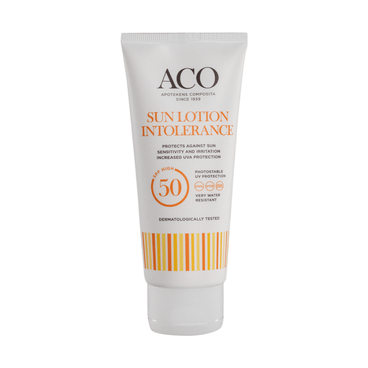 aco sun lotion intolerance