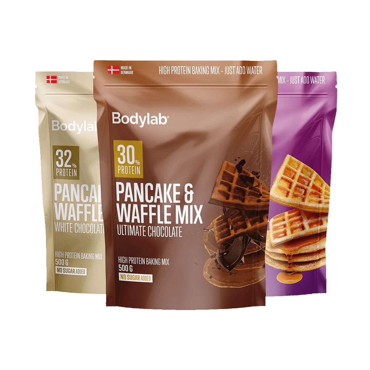 Køb Bodylab Protein Pancake and Waffle Mix 500 g hos Med24.dk