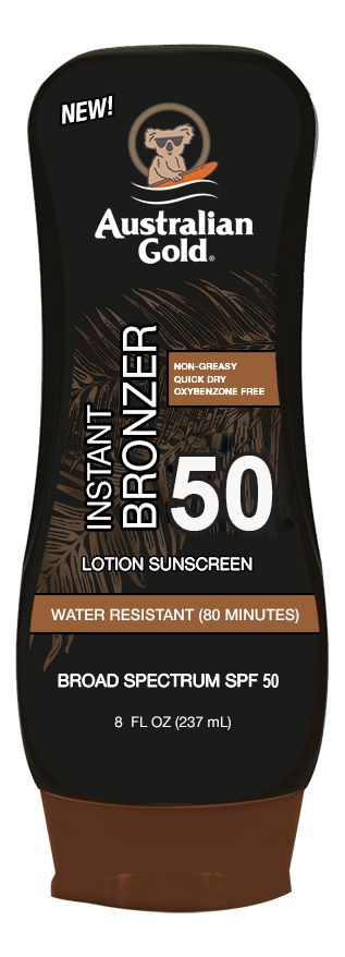 Australian Gold Lotion Sunscreen With Bronzer Spf50 Med24dk