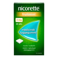 Nicorette Tyggegummi (Fruitmint), 2 mg - 30 stk
