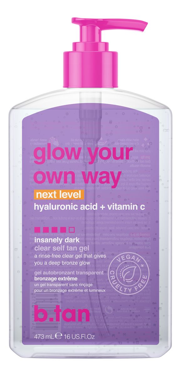 Køb B.tan Glow Your Own Way Next Level - 473 Ml. Hos Med24.dk