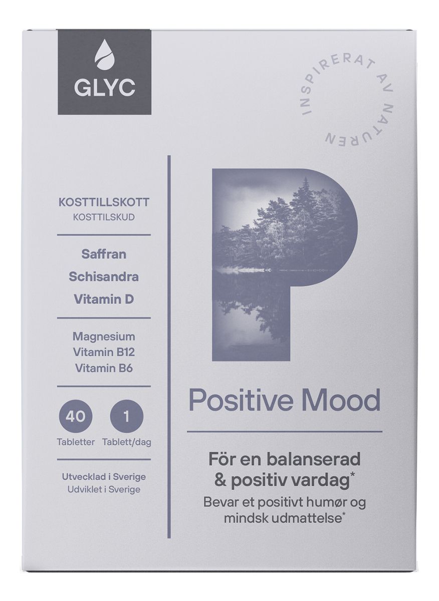 Køb GLYC Positive Mood - 40 Tabl. Billigt Hos Med24.dk