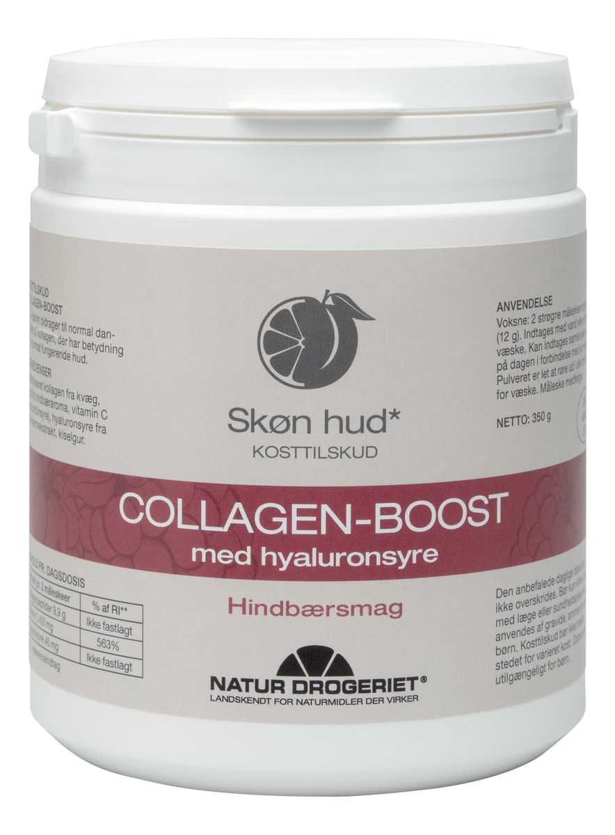 Køb Natur-Drogeriet Collagen-Boost M. Hindbær - Billigt Hos Med24.dk