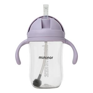 Billede af Mininor sugerørskop Lavendel - 330 ml.