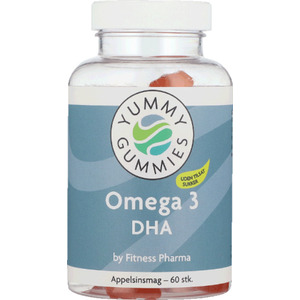 Yummy Gummies by Fitness Pharma Omega 3 DHA – 60 stk.