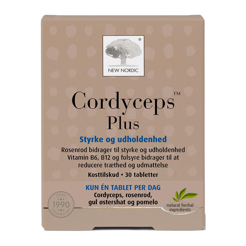 Køb New Nordic Cordycepts Plus - 30 Tabl. Billigt Hos Med24.dk