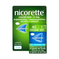 Nicorette Sugetabletter Cooldrops 2 mg - 40 sugetabl.